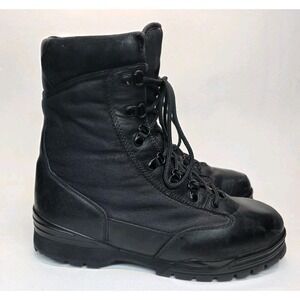 Mens Size 9 Corcoran Combat Work Boots Black Leather Lace Up Ankle Top 1944